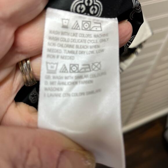 Girl with Curves Brand (QVC) Windowpane Lined Collarless Long Length Jacket - 4 - Picture 8 of 12